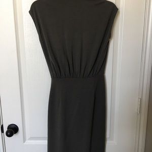 Olive Banana republic midi wrap dress